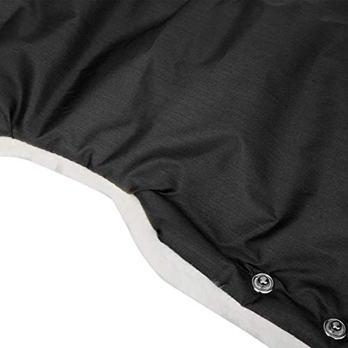 Masyrt Stroller Raincoats Warm Hand Sleeves for Winter Stroller with Flannel Lining for Strollers, Strollers, Strollers, Shopping Trolleys (Black) — view 2