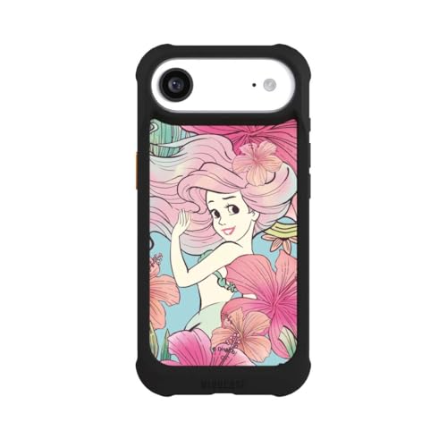 Coque antichoc iPhone Air compatible MagSafe Disney Ariel noire