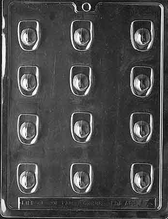 Cybrtrayd Life of the Party Fireman's Hat Fire Bravest Chocolate Candy Mold in Sealed Protective Poly Bag Imprinted with Copyrighted Cybrtrayd Molding Instructions