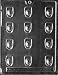 Cybrtrayd Life of the Party J007 Fireman's Hat Fire Bravest Chocolate Candy Mold in Sealed Protective Poly Bag Imprinted with Copyrighted Cybrtrayd Molding Instructions