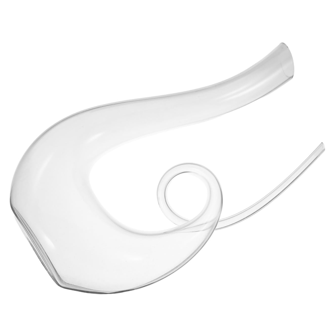 Rotweinkaraffe Glas 1300ml Bleifrei Klar Weindekanter mit Flacher Basis für Haushalt und Bar