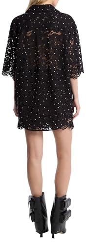 Michael Kors Women's Studded Floral Lace Shirt2