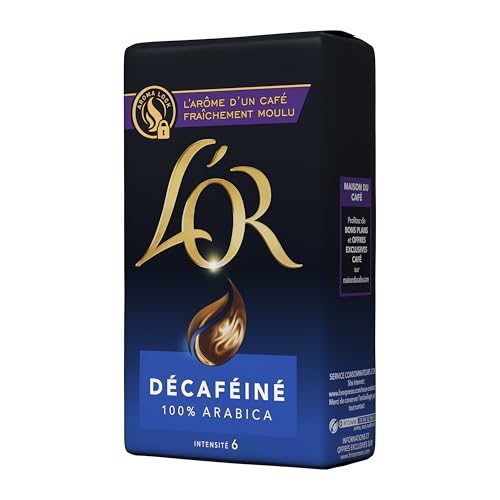 Café Moulu Décafeiné 100% Arabica Intensité 7 'or Le Paquet De - vue 5