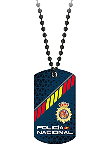 Tiendas LGP - Albainox - Placa con Cadena de Bolas, Policía Nacional CNP 16152