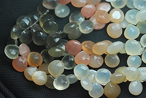Moonstone Faceted Heart briolettes pour créer vos bijoux bohèmes chic