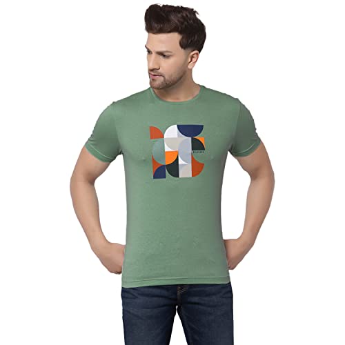 Image of Red Tape Printed Round Neck T-Shirt for Men | Premium Comfort | Versatile Everyday Essential