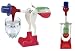 TheGag 3 Pack of Magic Drinking Birds
