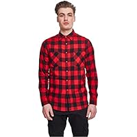 Urban Classics Checked Flanell Shirt Camisa, Hombre, Multicolor