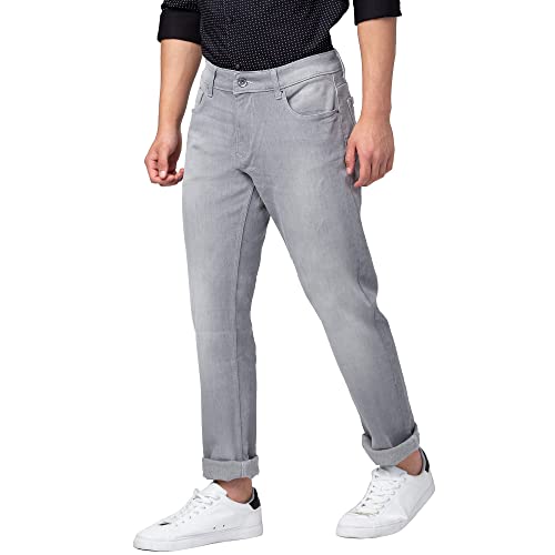 Image of Spykar Men's Rover Regular Fit Mid Rise Casual Jeans