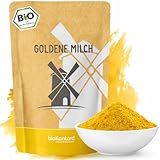 Goldene Milch Pulver BIO 250 g - natürlich - ohne Zuckerzusatz für bio Kurkuma Latte I bioKontor