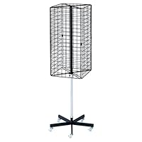 4面　回転ネットディスプレー　白 Amazon｜4面 回転 ネット ディスプレイ 白1台（ポップ立て別売