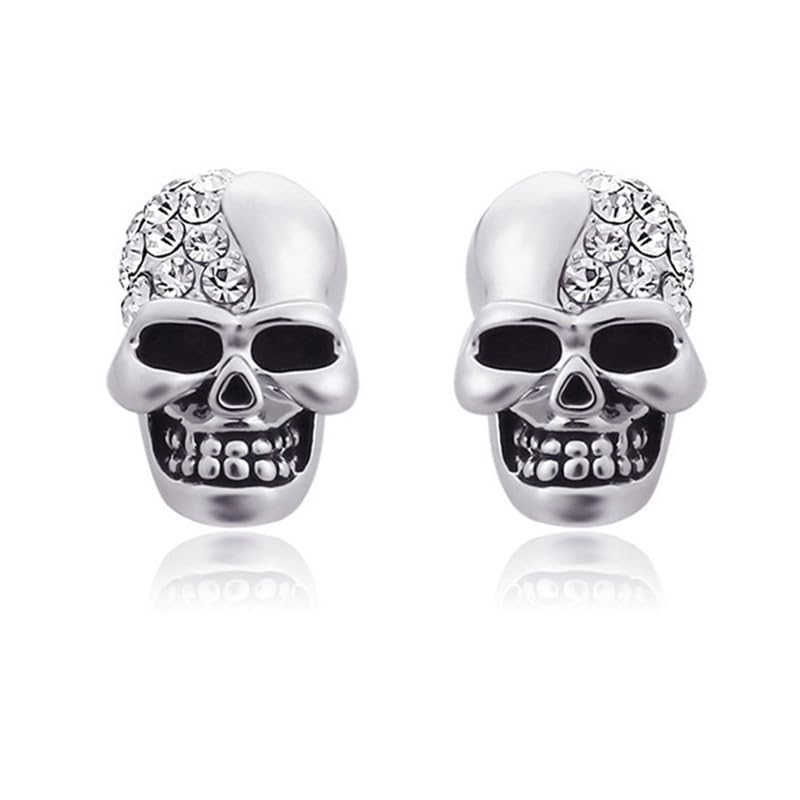 See full amazon price history chart for RUVEE Stainless Steel Rhinestone Skull Silver Plated Earrings for Men & Women RUVEE Stainless Steel Rhinestone Skull Silver Plated Earrings for Men & Women (B0CP2PHSVY) Amazon Price History, Amazon Price Tracker