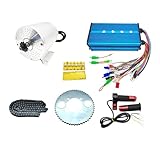 YUANDAI 72V 3000W Brushless Motor Kit 24 Mosfet 50A Controller and Throttle for Electric Scooter E-Bike Engine Motorcycle DIY Part Conversion Kit