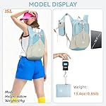 15L Small Hiking Backpack for Women Men Lightweight Packable Backpack Foldable Casual Daypack for Camping Travel Outdoor, Blue - Image 5