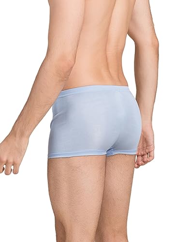 Men's Silk Boxer Briefs Underwear Breathable Moisture-Wicking Pure Silk Panties for Man2
