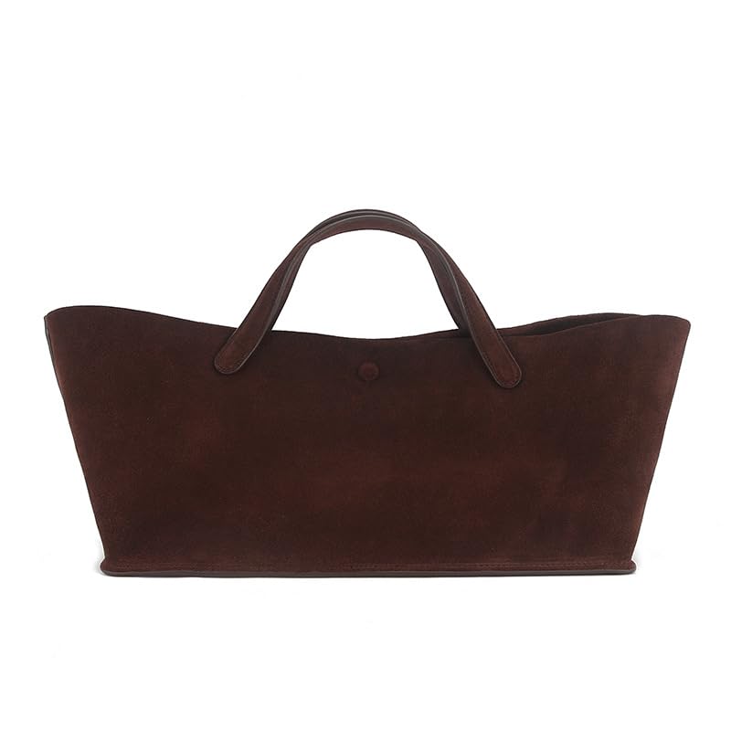 Sac fourre-tout fabriqué à la main en daim véritable un cadeau unique pour femme