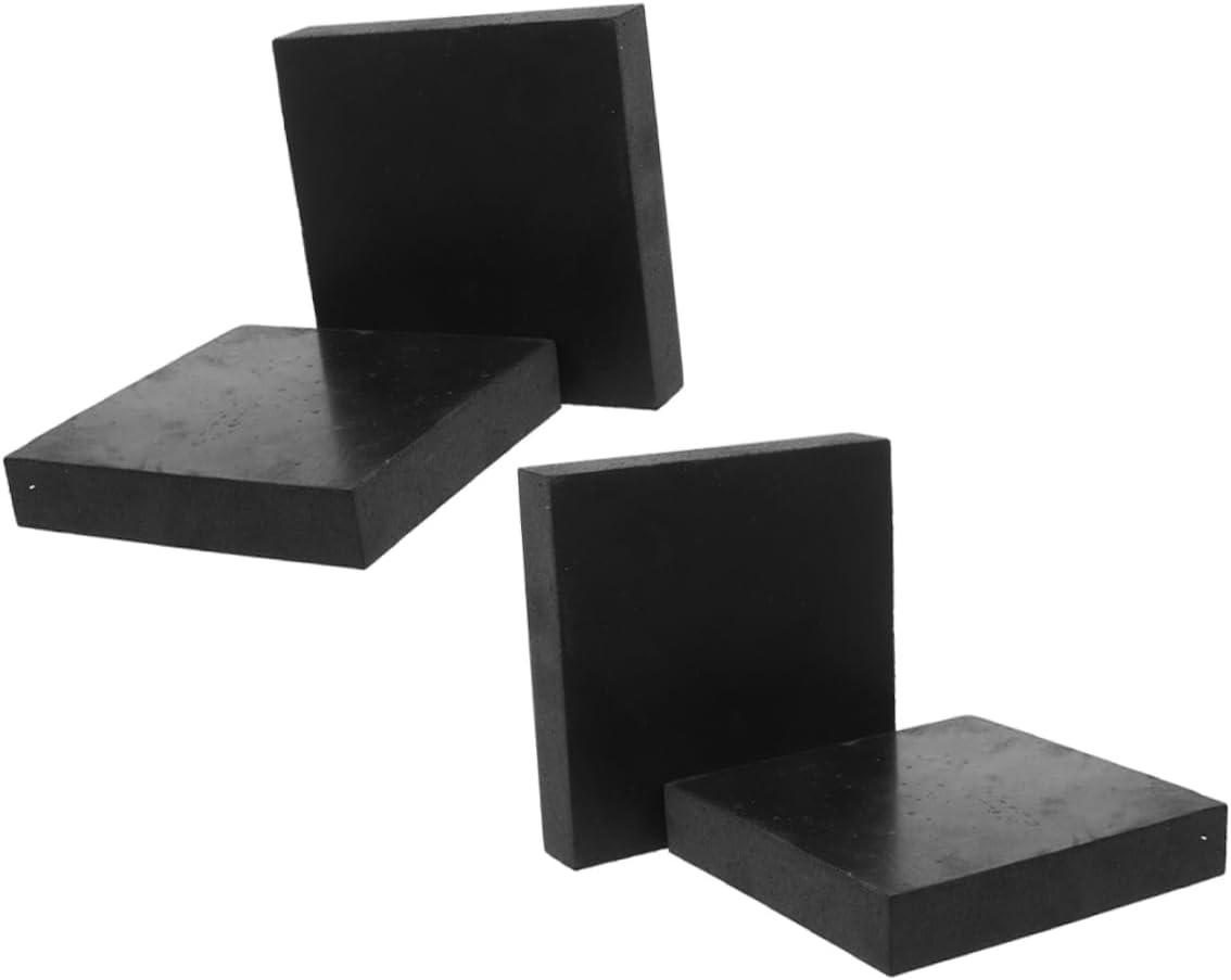 4pcs Vibration Suppression Pads for Exercise Equipment Heavy Duty Noise Reduction Mats for Drum Treadmills Sewing Machines Non Slip Design