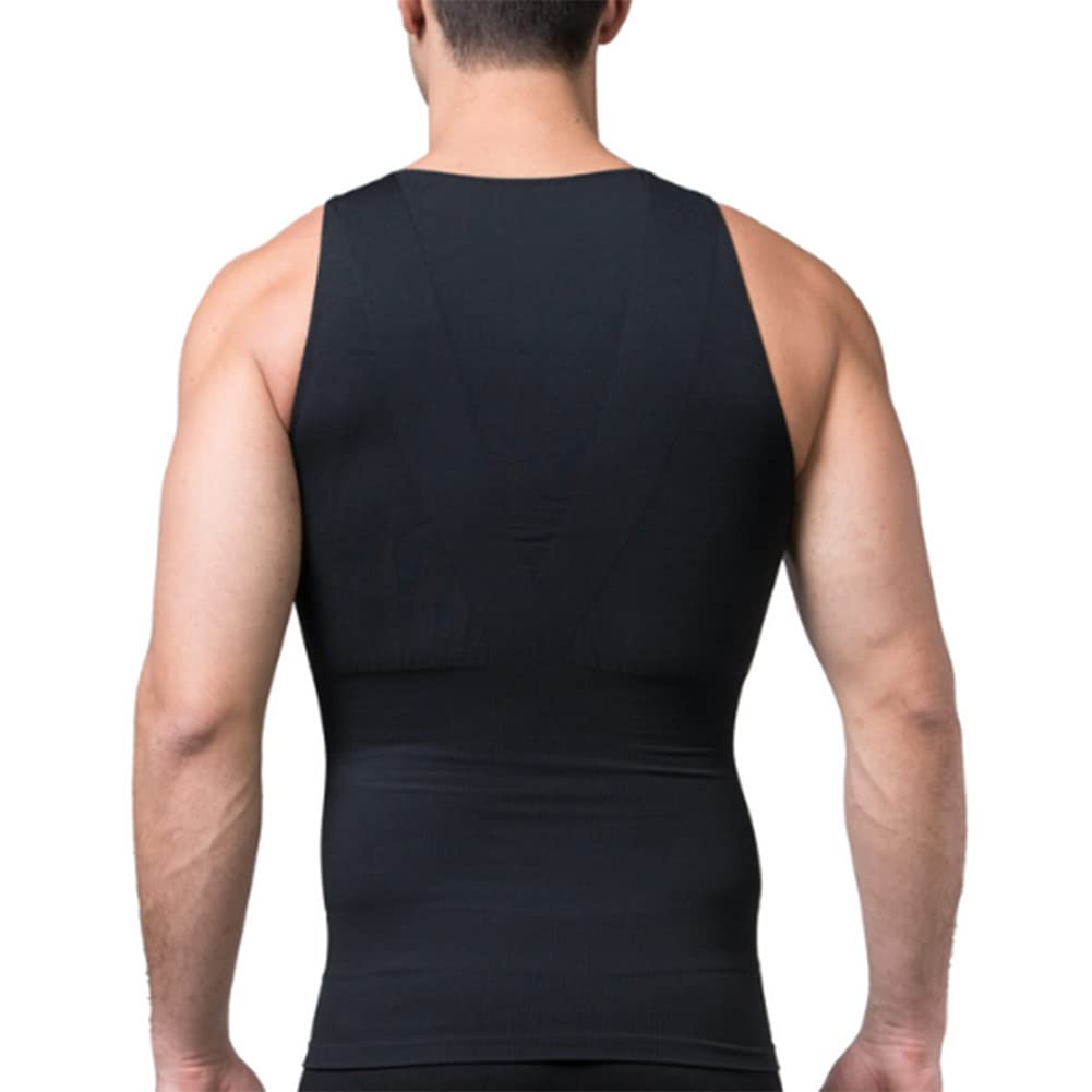 Compression Gynecomastie Abdominal Men's Muscle Shirt Undershirt Hide Man Vest Shapewear Flat Whole Abdome S-2XL