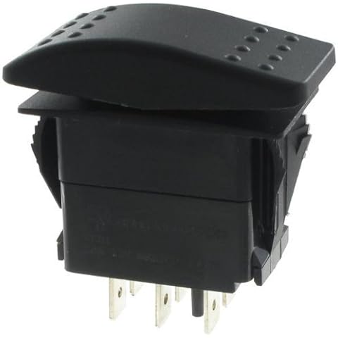 Rocker Switches DP (ON)OFF(ON) 20A 12V SEALED Non-ill Cover