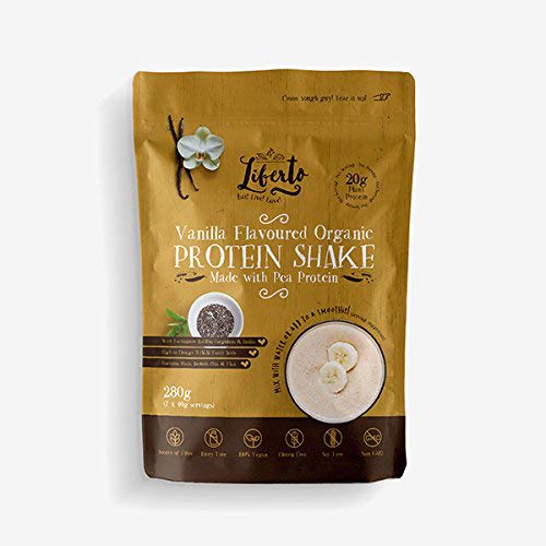 Liberto Organic Vegan Vanilla Pea Protein Shake, 280 g