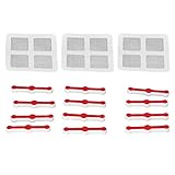 Clips de montage flexibles : l'ensemble de patchs de clips d'installation pour moustiquaire vous fera gagner du temps et des efforts lorsque vous installez des moustiquaires délicates pour terrasse, porche et garage.