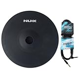 Nux DM8-Cymbal - Almohadilla para platillos (12 pulgadas, con cable keepdrum)