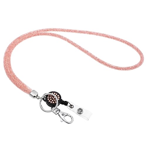 Amosfun 2 Peças Arrastão Cordão De Strass Cordão De Chave Cordão De Telefone Celular Suporte De Cord