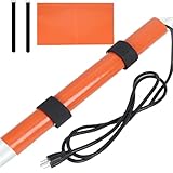 IDEASHIP PVC Heat Blanket,5-Year Customer Service, PVC Heating Blanket Use Silicone Material Longer Service Life, 120V/200W,Heat for 3 Minutes to Bend (1/2' to 1 1/2')