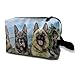 Produktbild Nettes Haustier Deutscher Schäferhund Hund Kosmetiktasche Tragbare Entzückende Geräumige Reise Make-up Taschen Bleistift Paket Organizer