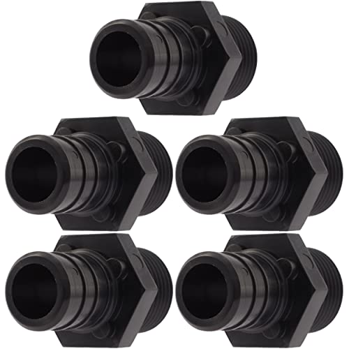 Image of SharkBite 3 /4 x 1 /2 Inch MNPT Poly Crimp Adapter, Pack of 5, PEX Pipe, PE-RT, UP138A5