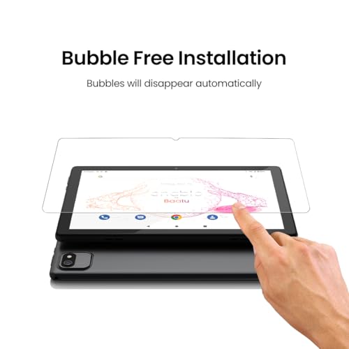 Image of Baatu Enable Tab (10'1 Display) All-in-One Combo | Parental Control Tablet for Children | Space Grey Tablet with Dual Speakers, 4G Calling + Black Smart Flip Cover + Crystal Clear Display Guard