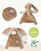 NICI Schmusetuch Hase Lopino „Kleiner Sonnenschein“ 20x17cm - braun - Kuscheltuch für Babys & Kleinkinder, Baby Kuscheltier Schnuffeltuch für Mädchen & Jungen - 62980