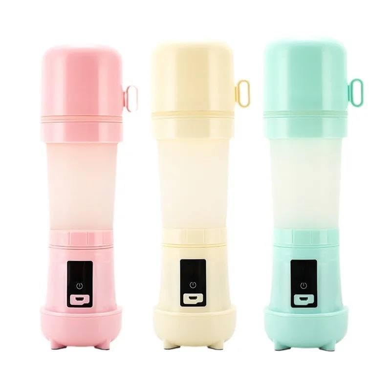 Portable Wireless Blender | Pastel Color USB Rechargeable Juicer Mixer | Foldable Cup Design | Lightweight Mini Blender for Smoothies, Shakes & Juices | Travel, Gym & Office-image-39
