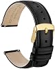 Correa de reloj WOCCI de liberación rápida, cuero genuino desgastado, hebilla de acero inoxidable, ancho de correa 18mm 19mm 20mm 22mm 24mm 2