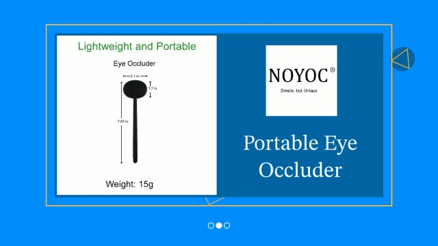 Occluseur Pour Examen De La Vision - Léger, Couverture Complète, Portable - Neuf