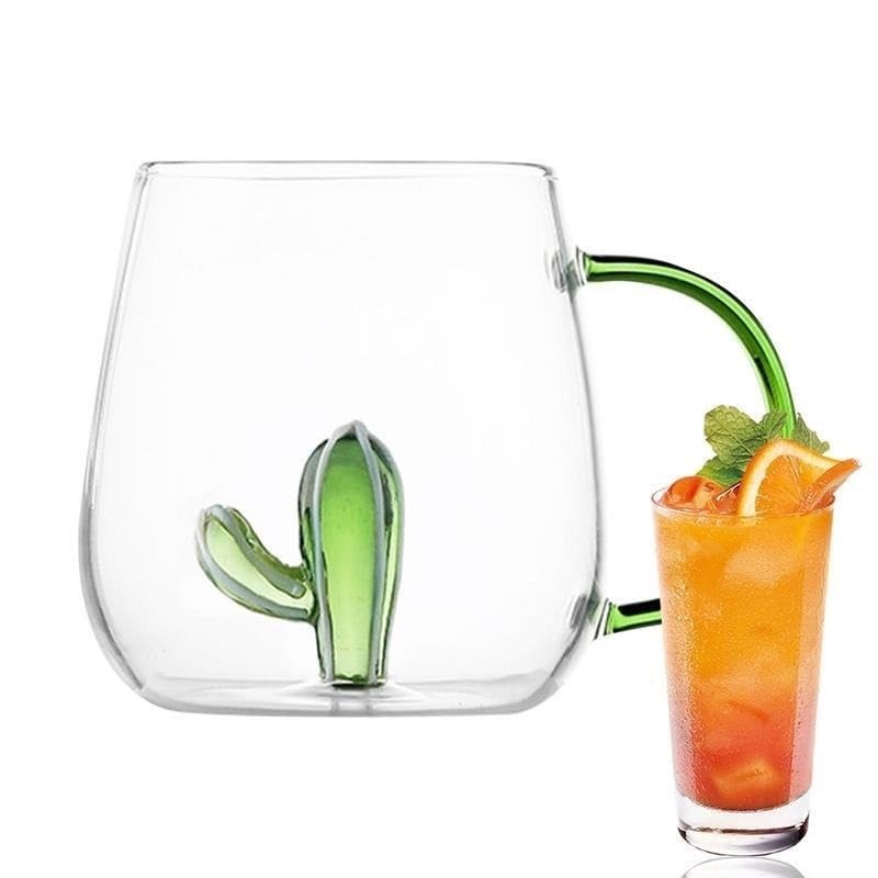 Becher aus klarem Kristallglas, Trinkgläser, Becher aus Kristallglas, gemischte Glaswaren, Trinkgläser for Wasser, Saft, spülmaschinenfest, perfekt for Wasser, Saft, Limonade, Tee, Kaffee, den täglich