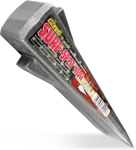 Image of ESTWING Sure Split Wedge - 5-Pound Wood Splitting Tool with Forged Steel Construction & 1-7 /8 inch Cutting Edge - E-5,(Pack of 8)