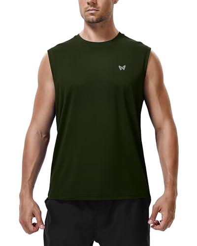 ZovioBox Tank Top Herren Ärmelloses Sportshirt, Atmungsaktiv Schnelltrocknend UPF 50+, Muskelshirt für Gym Training und Outdoor