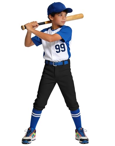 MIVEI 2T 3T 4T 5T to Youth Toddler Boys Baseball Pants Knicker Style