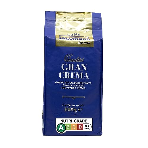 Palombini Gran Crema Italian Whole Roasted Coffee Beans 1Kg