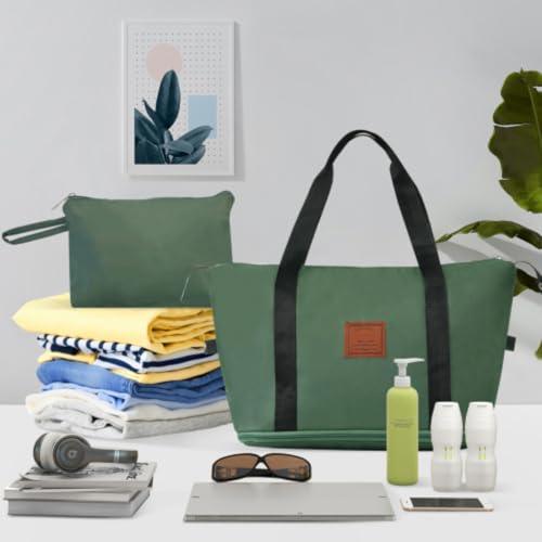 6-piece Hardshell Luggage Set, Expandable Lightweight Luggage, Double Wheels, TSA Lock, Unisex, Green, Meets All Travel Needs2