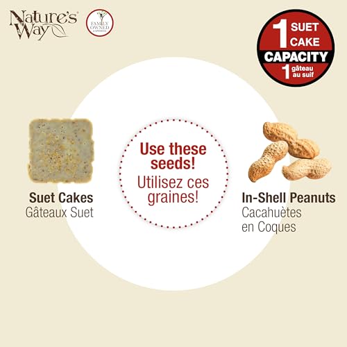 Nature's Way Bird Product CWF1 Cedar Suet Cake Feeder, 14 by 7.875 by 3-Inch by Nature's Way Bird Product - Image 6