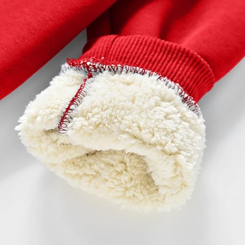 Toddler Hoodie Fleece Sweatshirt Coat Kids Boys Fall Winter Warm Sweater Jacket Solid Hooded Pullover Top Outwear2