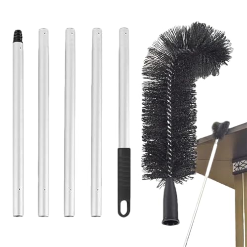 GSCLZ Gutter Cleaner Roof Gutter Cleaner Retractable Brush Tool for Gutter Cleaning Brush Roofing Tool Cleaner Tool Easy Remove Leaves Cleaning For Cleaning Gutter