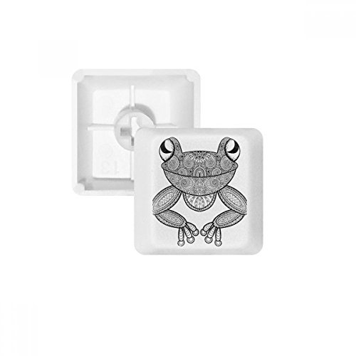 Keycaps Vert PBT Grenouille Blanc OEM R4 sans Impression