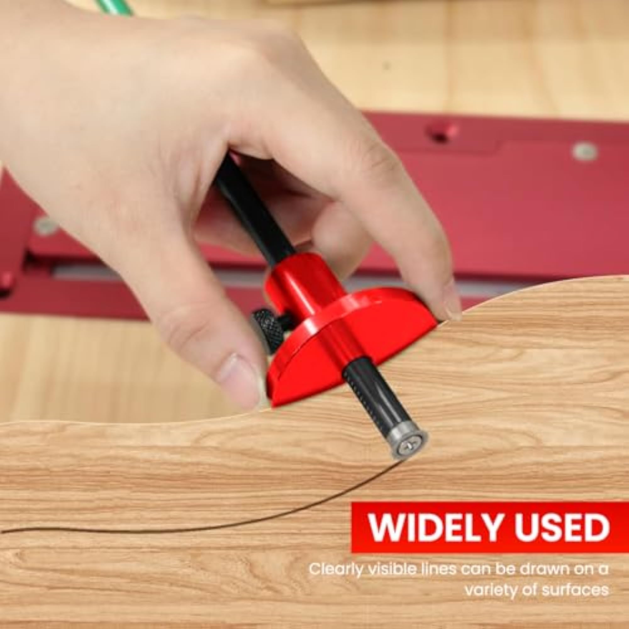 Wheel Marking Gauge Adjustable Aluminum Scale