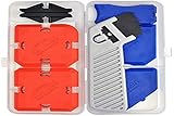 Cramer 40407DE Silikon Fugen-Set 7, Profi-Werkzeugset mit Fugenglätter und Silikonentferner – Verarbeitung ohne Spülmittel, kein Abkleben