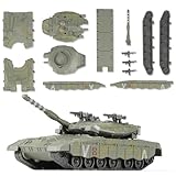 SEBUNAS Carro armato militare Merkava in scala 1:72, modello di costruzione rapida, veicolo corazzato dello stato israeliano, Merkava, model …