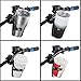 KEMIMOTO ATV Cup Holder Motorcycle Bottle Holder Universal Drink Holder with 0.6-1.56in Metal Clamp for 20oz Bottle for Bike Boat, Stroller, Walker, Wheelchair, Scooter, Golf Cart