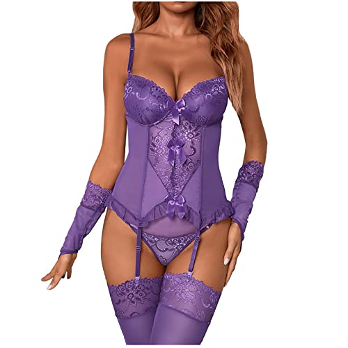 Lingerie gainant ventre plat et body en dentelle noir grandes tailles